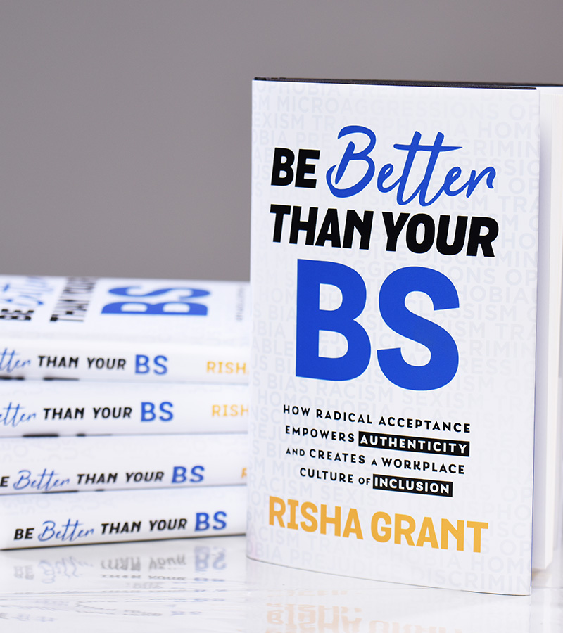 Be Better Than Your BS books stacked on table